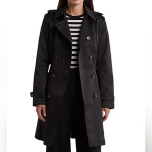 Ralph Lauren Trench Coat black size small